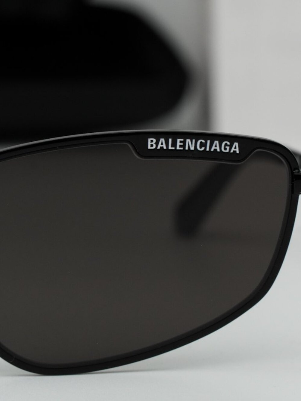 Balenciaga Men Sunglasses Black Grey Geometric BB0277S 001 NEW AUTHENTIC - Picture 3 of 16
